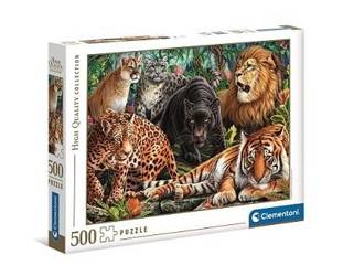 Clementoni 35126 Gatos Salvajes Collection Wild Cats-Puzzle 500 Teile