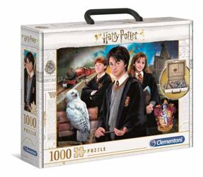Clementoni 61882 Brief Case Harry Potter – Puzzle 1000 Teile ab 9 Jahren