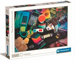 Clementoni High Quality Collection-80s Nostalgia 1000 Teile