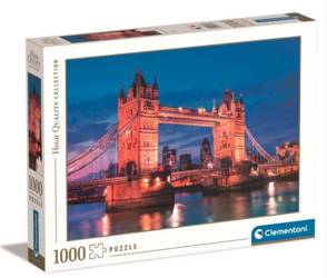 Clementoni High Quality Tower Bridge at Night 1000 Teile Puzzle ab 14 Jahren