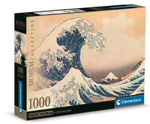 Clementoni Puzzle 1000 Elemente Hokusai: La Grande Onda