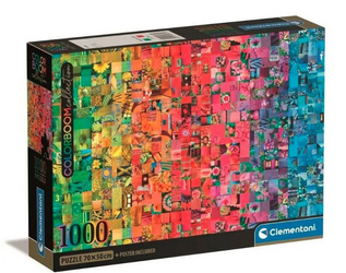 Clementoni Puzzle 1000 Teile Kompakt Colorboom Kollektion