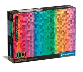 Clementoni Puzzle 1000 Teile Kompakt Colorboom Pixel