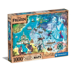 Clementoni Puzzle 1000 Teile Kompakt Disney Karten Gefroren