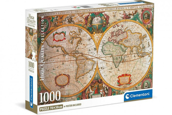 Clementoni Puzzle 1000 Teile Kompakt Mappa Antica