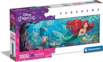 Clementoni Puzzle 1000 Teile Panorama Disney Kleine Meerjungfrau