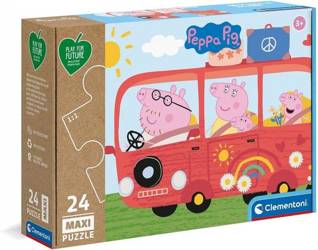 Clementoni Puzzle  24 Stück Maxi Play For Future Peppa Pig