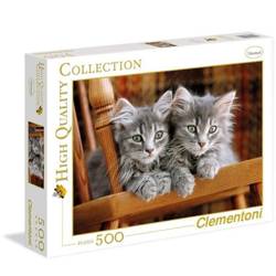 Clementoni Puzzle  500 Teile Kätzchen