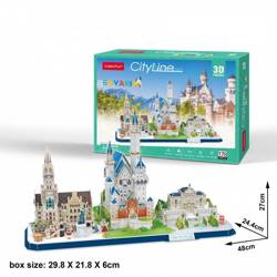 Cubic Fun Puzzle 3D City Line Bayern