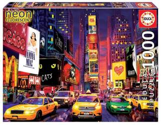 Educa Puzzle 1000 Teile Times Square New York Neon