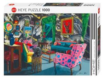 Heye Puzzle 1000 Teile Ein Zimmer mit einem Hirsch