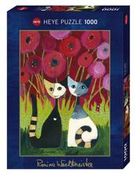 Heye Puzzle 1000 Teile Glückliche Katzen