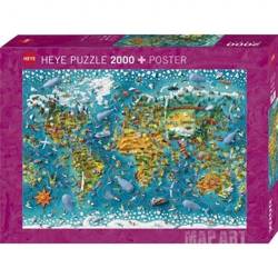 Heye Puzzle 2000 Teile Unsere Welt
