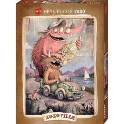Heye Puzzle 2000 Teile Zeit für eine Reise