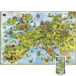 Heye Puzzle 4000 Teile Vereinigte Drachen von Europa Degano