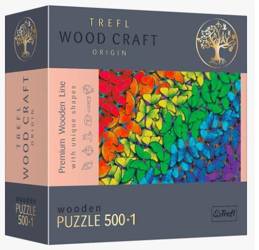 HolzTrefl Puzzle 500 Teile Regenbogen Schmetterlinge