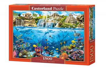 Puzzle Castorland  1500 Teile Pirateninsel - Korallenriff