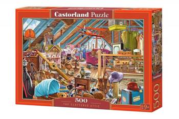 Puzzle Castorland  500 Teile Unordnung auf dem Dachboden