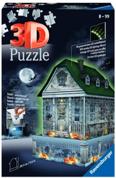 Ravensburger 3D Puzzle 216 Teile Spukhaus leuchtet im Dunkeln