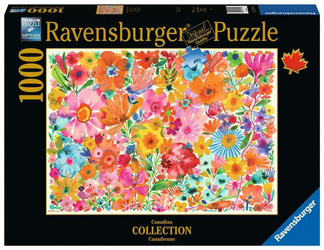 Ravensburger Puzzle 1000 Elemente Blühende Schönheiten