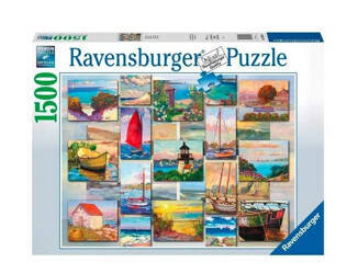Ravensburger Puzzle 1500 Teile Küstencollage