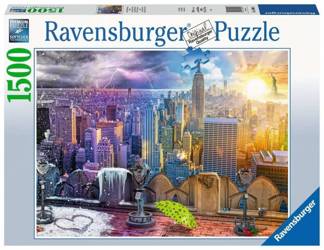 Ravensburger Puzzle  1500 Teile New York City im Sommer und Winter