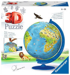 Ravensburger Puzzle 180 Teile 3D Kinderglobus