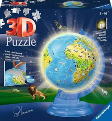 Ravensburger Puzzle 188 Teile 3D-Leuchtglobus