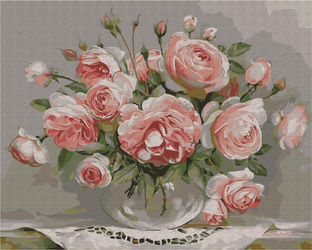 Symag Image Paint it! Malen nach Zahlen. Blumenstrauß aus Rosen