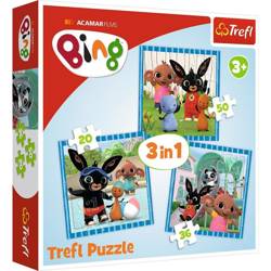 Trefl Puzzle 3in1 Spielen mit Freunden Bing