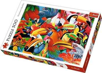 Trefl Puzzle 500 Teile - Bunte Vögel