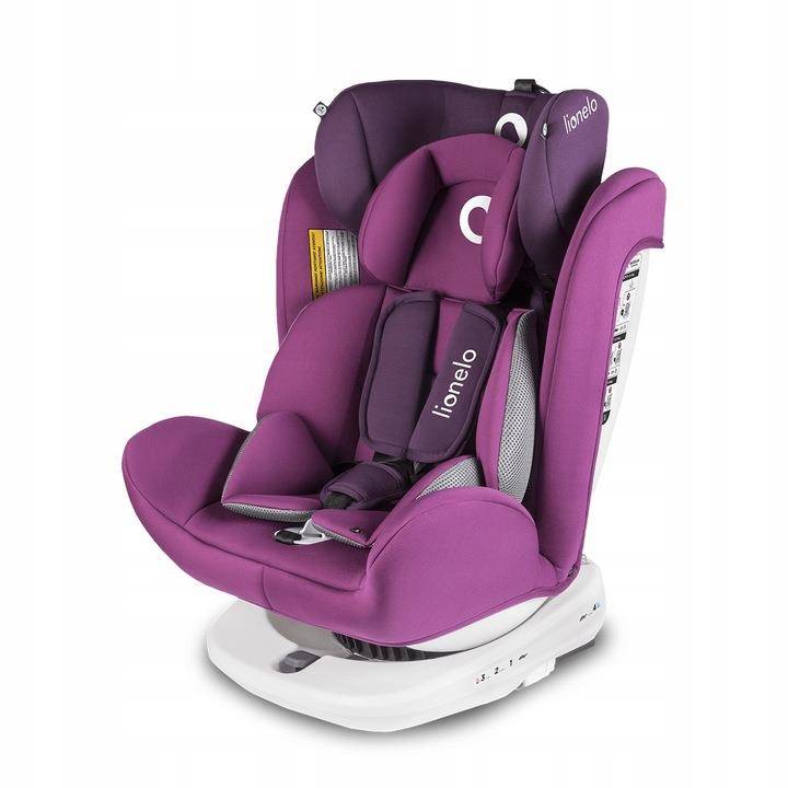 Lionelo Bastiaan Kindersitz 0-36 kg ISOFIX 360° AutoKindersitze Babysitz Violett 