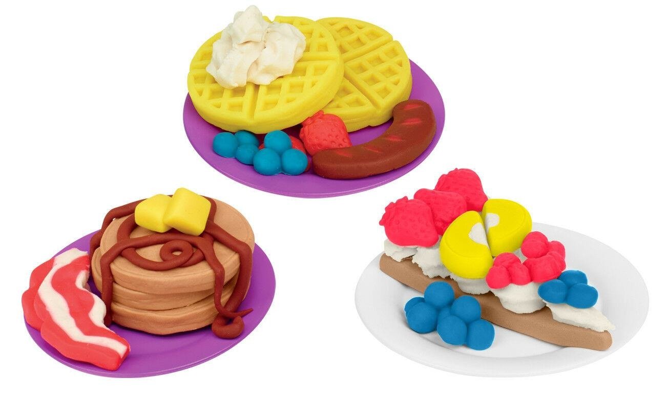 Schlemmer-Frühstück Knete Knetset Kreativset NEU Hasbro Play-Doh B9739EU4 