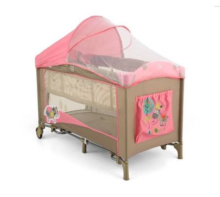 Babybett Milly Mally Mirage Deluxe Pink Cow