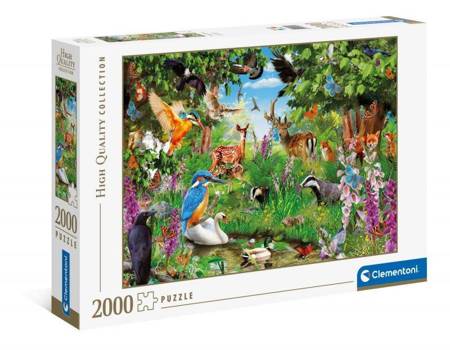 Clementoni 32566 Phantastischer Wald – Puzzle 2000 Teile