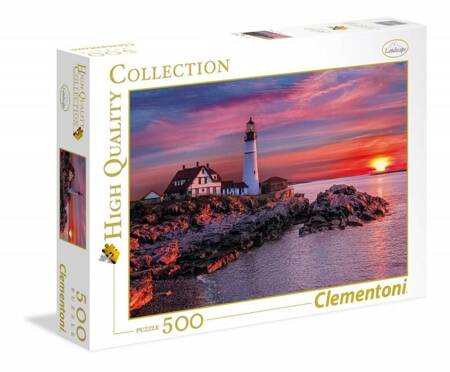 Clementoni 35049 Portland Leuchtturm – Puzzle 500