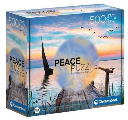 Clementoni 35121 Peace Peaceful Wind- Puzzle 500 Teile