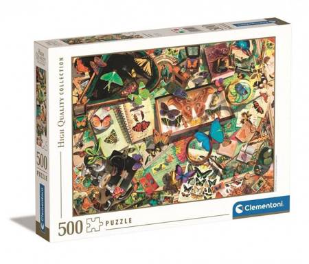 Clementoni - 35125 Collection Puzzle The Butterfly Collector - Puzzle 500 Teile