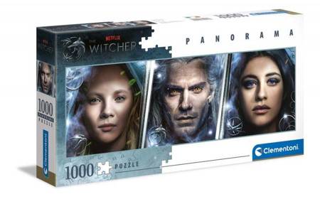 Clementoni 39593 Netflix The Witcher 1000 Teile Panorama Puzzle