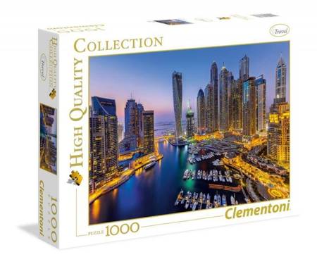 Clementoni High Quality Collection Puzzle Dubai 1000 Teile Puzzel Stadt Skyline