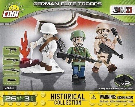 Cobi 2031 Small Army German Elite Troops Historical Collection