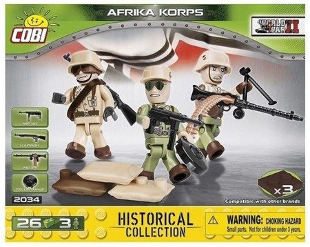 Cobi 2034 Small Army Africa Korps Historical Collection