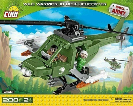 Cobi 2158 Small Army Wild Warrior Attack Helicopter NEU OVP rb