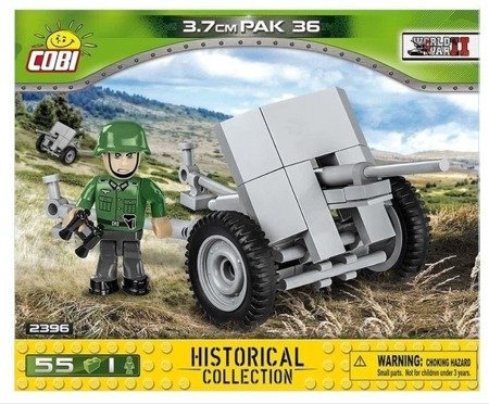 Cobi 2396 Small Army 3,7 cm Pak 36 Historical Collection