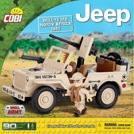 Cobi 24093 Small Army Jeep Willys MB North Africa 1943 NEU OVP