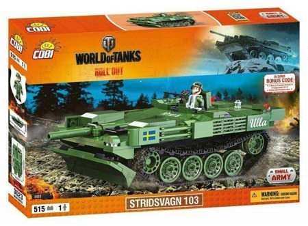 Cobi 3023 Small Army World Of Tanks Stridsvagn 103 NEU OVP