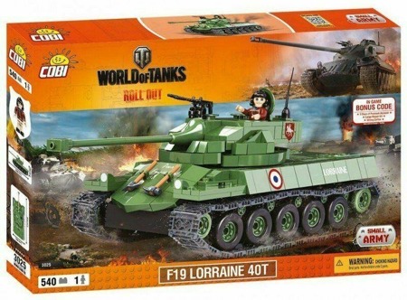Cobi 3025 Small Army World Of Tanks F19 Lorraine 40T NEU OVP