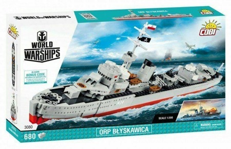 Cobi 3080 World of Warships ORP Błyskawica 