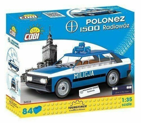 Cobi Youngtimer Collection FSO Polonez 1500 Milicja