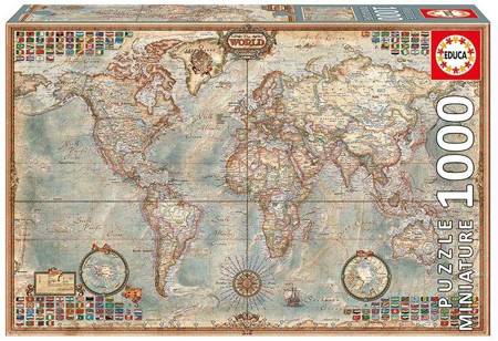Educa Puzzle 1000 Teile, Politische Karte der Welt
